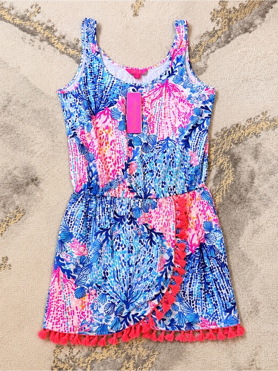 Lilly Pulitzer Dresses & Skirts - NWT Lilly Pulitzer Jarrett Romper Resort White Sway with Me Sz S